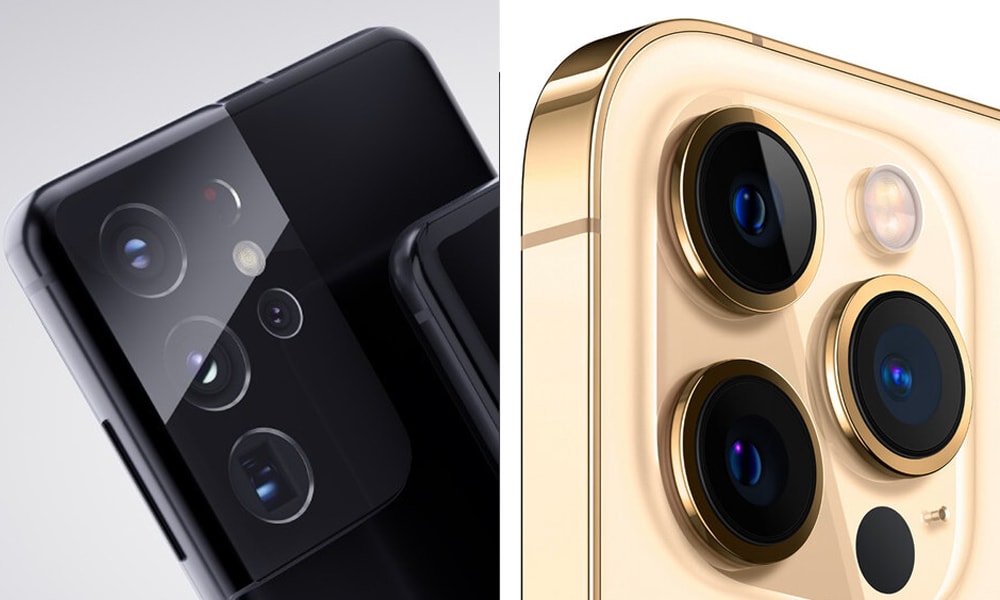 So sánh Samsung Galaxy S21 Ultra và Apple iPhone 12 Pro Max